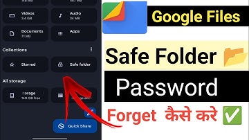 Google Files Safe Folder Forgot Password Without Losing Data