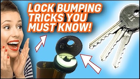 Tricks to Bump Locks easily
