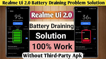 Realme Ui 2.0 Battery Draining Solution 2021 | Realme Ui 2.0 Battery Drain Solution 100% | battery |