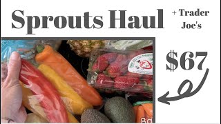 $67 Sprouts Haul + Trader Joe's by CandidMommy 1,128 views 3 years ago 2 minutes, 46 seconds