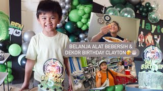 Happy birthday Clayton sayang!🥳 belanja & dekor buat anak!🫶🏻 | 594