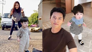 Public Display of Love of Hyun Bin Son Ye-jin and Baby Alkong!