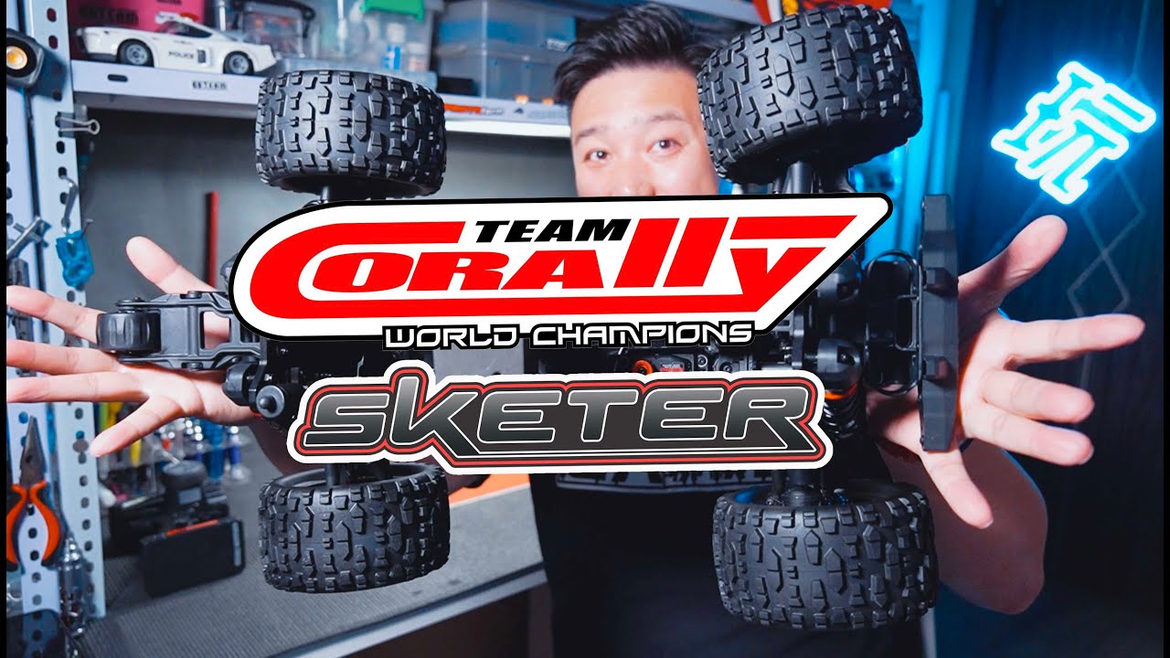 比利时品牌 Team Corally SKETER 大脚车 XL4S 超详细开箱介绍 《超人聊模型》212