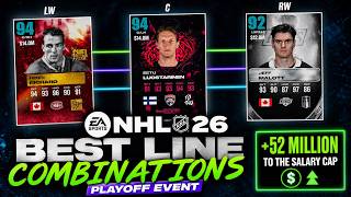 THE BEST LINE COMBOS IN NHL 26! | SEASON 4 FINALE!