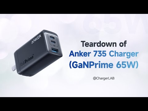 Teardown of Anker 65W GaN Charger (GaNPrime 735)