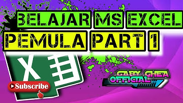 Belajar Ms Excel  Pemula part 1