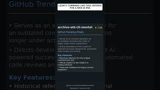 GitHub Trending Repositories: AbanteAI/archive-old-cli-mentat 🇬🇧