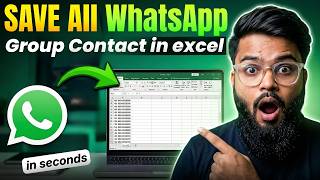 whatsapp Contact Saver Download ALL GROUP Members at once screenshot 3