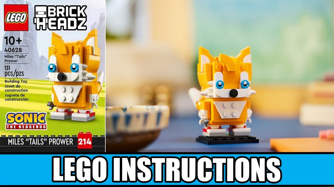 BrickHeadz - Miles 'Tails' Prower LEGO instructions