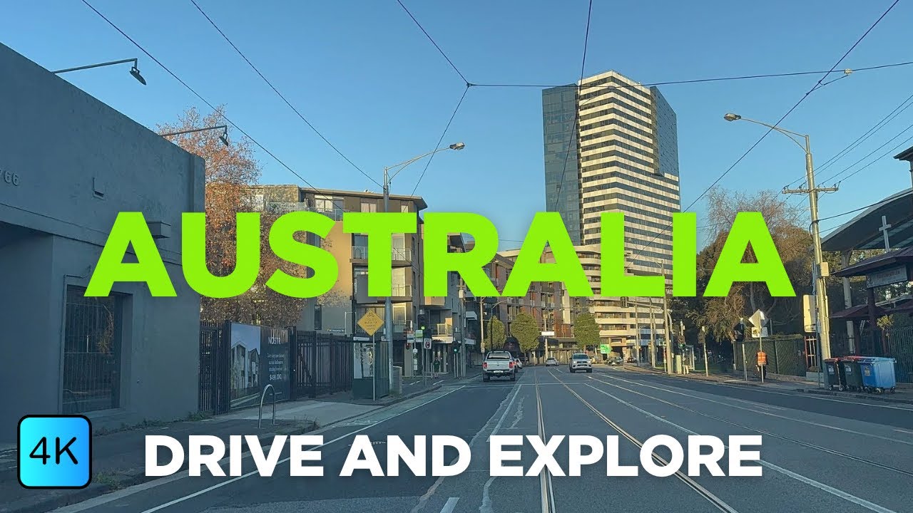 Drive and explore Melbourne Australia 4K 2025| Driver around Australia4K ￼