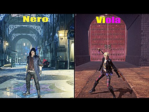 Nero DMC 5 Vs Viola Bayonetta 3 | Comparison