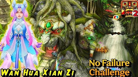 🌿 50,000M No Fail Challenge | Wan Hua Xian Zi in Lost Jungle | Temple Run 2 Pro Run 💎