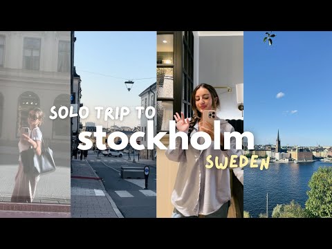 solo in stockholm for 48 hours | uni of stockholm, skansen, monteliusvägen 💙
