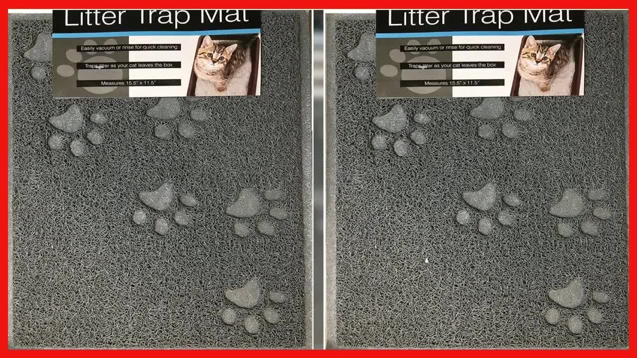 Litter Catching Rug Waterproof Litter Catcher Mat Durable Cat Litter Trapping Mat ...