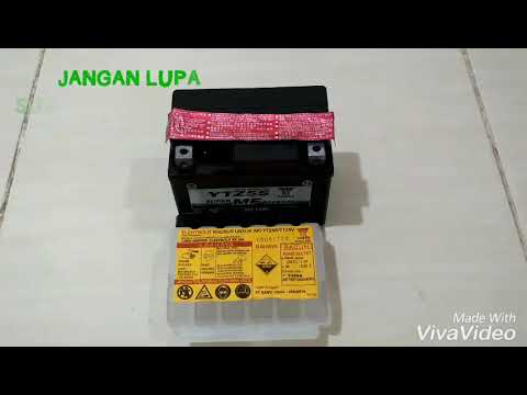 Unboxing Cara Mengisi Aki Yuasa Asli YTZ5S Wajib Tau.. 