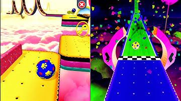 Going Balls Reverse Night vs Normal – UNSTOPPABLE Speedrun! Android/iOS #Gaming #Ball