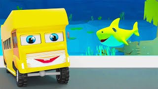 Baby Shark Bus | Nursery Rhymes & Kids Songs |