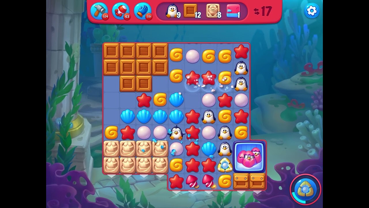 Fishdom Hard level 7885 no boosters フィッシュダム ハード