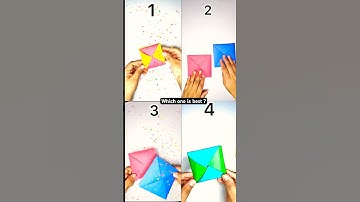 Which one is best Ddakji? #squidgame #ddakji #howtomake #origami #artistrita24 #diy #papercraft