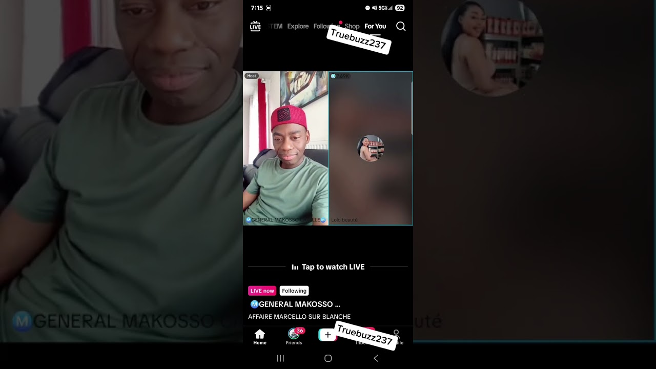 DIRECT TRES EMOTIONEL DU GENERAL MAKOSSO ET LOLO BEAUTÉ BX CONSEILS DE VIE