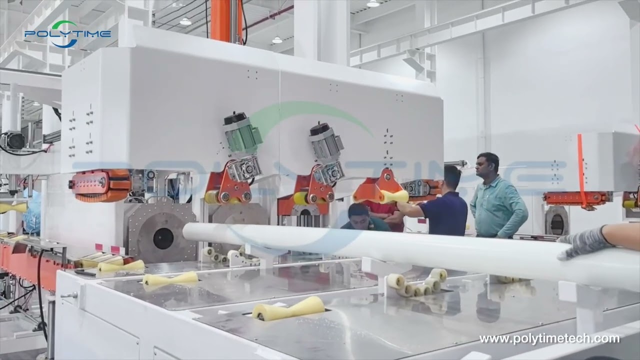 New generation of 250mm OPVC pipe extrusion line