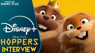 Piper Curda & Bobby Moynihan Talk Disneys Hoppers | Exclusive Interview
