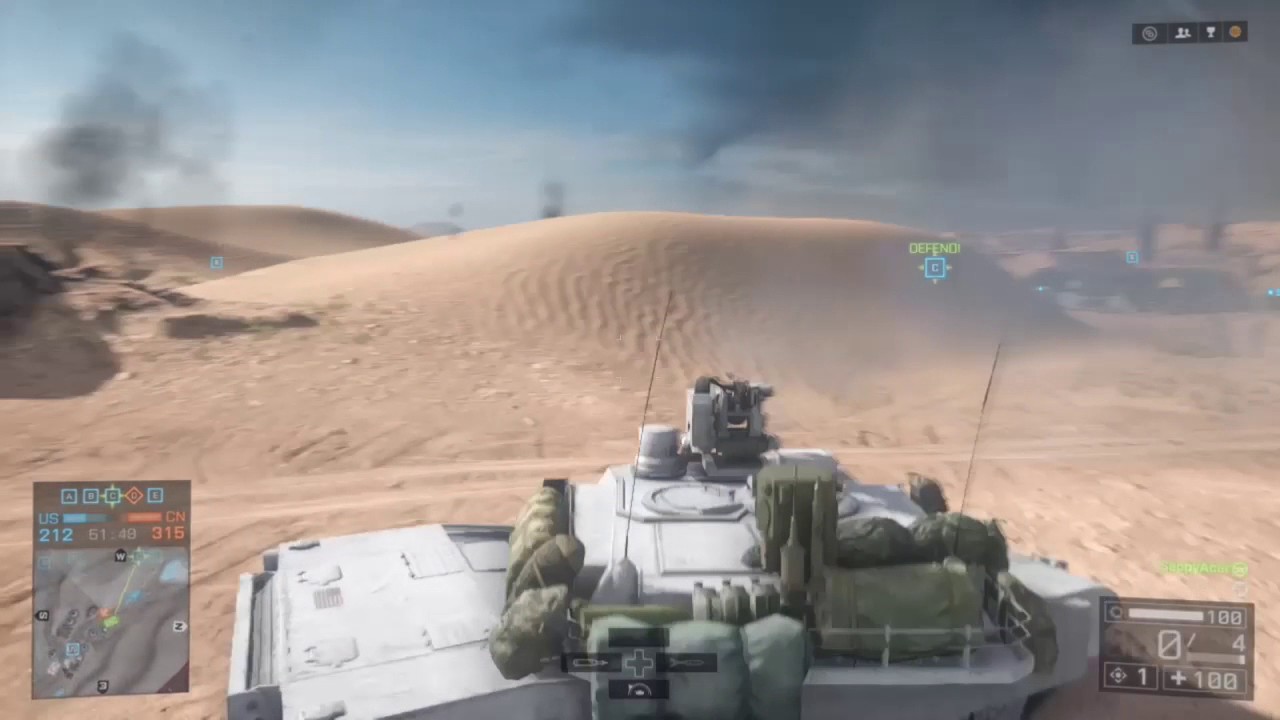 BF4 Tank VS Jet Compilation