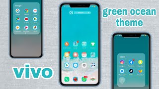 Green ocean theme for vivo phones screenshot 4