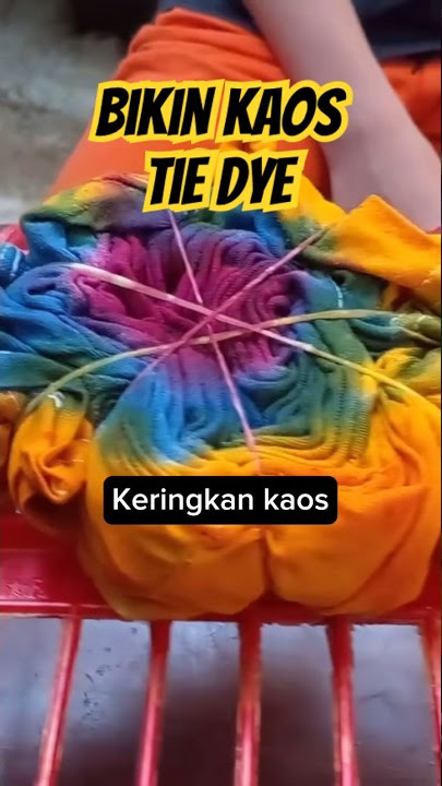 Bikin Kaos Tie Dye