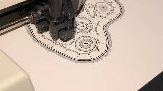 Plotting "Cytographia" on HP 7475A