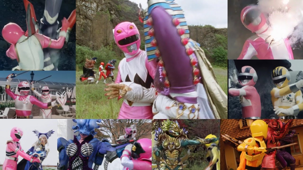 Female Sentai vs Female Villains Fight; Powers & Abilities part.3 #supersentaiseries #powerrangers