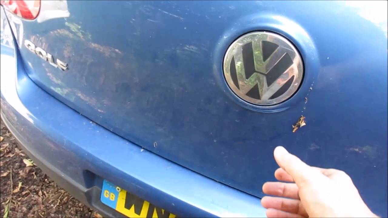 Vw Golf Mk5 Color Code Location Youtube