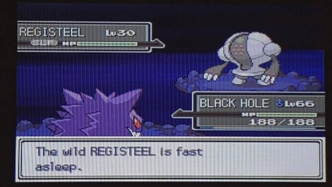 Pokemon Platinum Legendary Captures- Registeel - YouTube