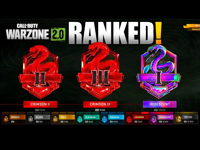 Warzone 2.0 Ranked Play launches alongside Season 3 Reloaded on May 10 —  GAMINGTREND