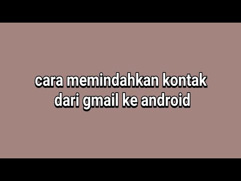 Video: Bagaimana cara mentransfer kontak Outlook saya ke ponsel Android saya?