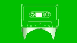 Awesome Avee Player Template | Cassette Audio Spectrum Visuvalizer Green Screen | #144 screenshot 4