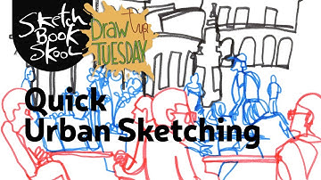 Draw Tip Tuesday - quick Urban Sketching