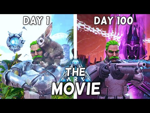I Survived 100 Days on GENESIS PART 1 in ARK Survival Evolved - YouTube