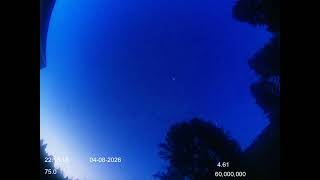 Night sky above Helena MT 20260804