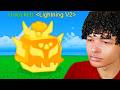 I Finally AWAKENED Lightning Fruit in Blox Fruits.. thumbnail