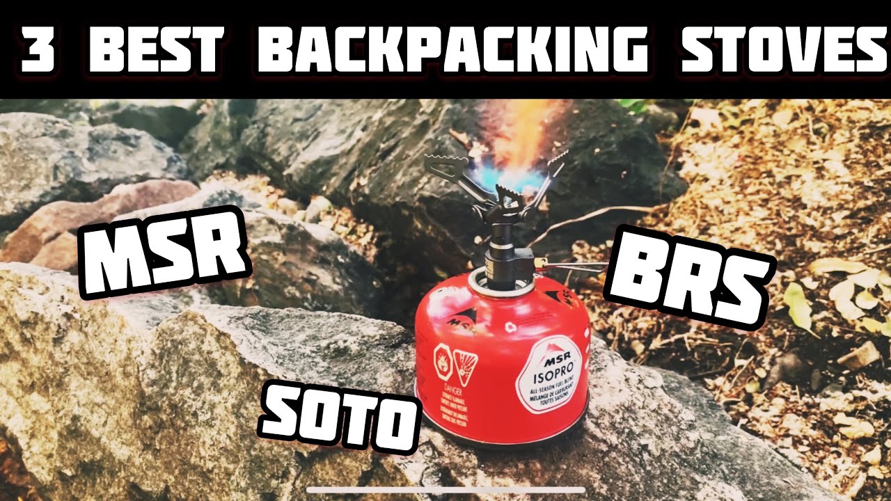 BEST backpacking stoves 2020. BRS ultralight. MSR pocket rocket. SOTO
