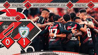 Athletico 0X1 Londrina Melhores Momentos Campeonato Paranaense 2026