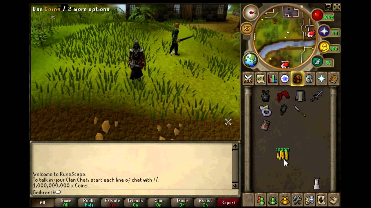 Runescape Gaibranth's 1 Billion Gold Giveaway