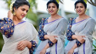 Lijomol Vishu Special Saree Shoots