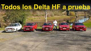 Historia y comparativa de los Lancia Delta HF integrale