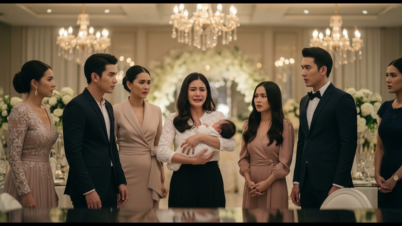 เพิ่งอุ้มลูกออกจากโรงพยาบาล 👶💔 แต่สามีกลับยื่นใบหย่า 😢💌 คำพูดของเธอทำทุกคนน้ำตาคลอ 😭✨