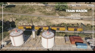 [MLO] Illegal Train Wagon | 4 Variants, 20 Locations | Fivem MLO Net Worth