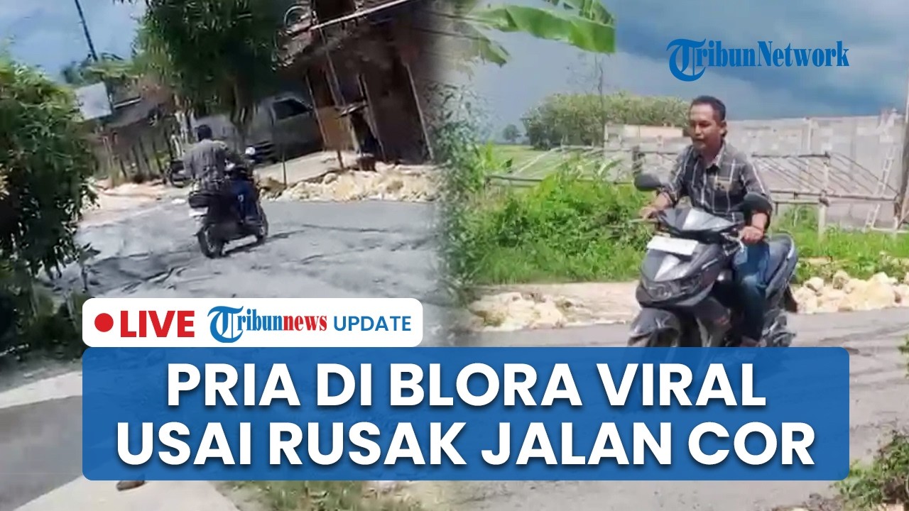 🔴LIVE: Viral Agus Palon di Blora Lakukan Aksi Pengrusakan Jalan Cor, Polisi Resmi Tetapkan Tersangka