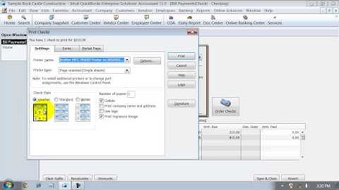 QuickBooks Training - Which Checks Can You Use