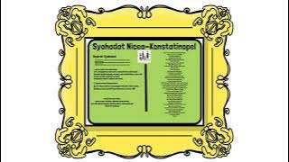 Syahadat Nicea Konstantinopel